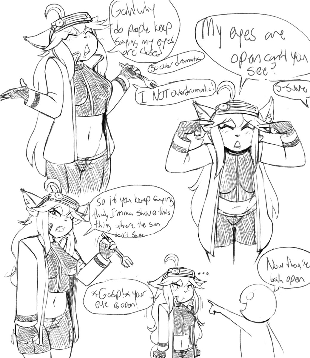 Working on something with Suzette from Solatorobo