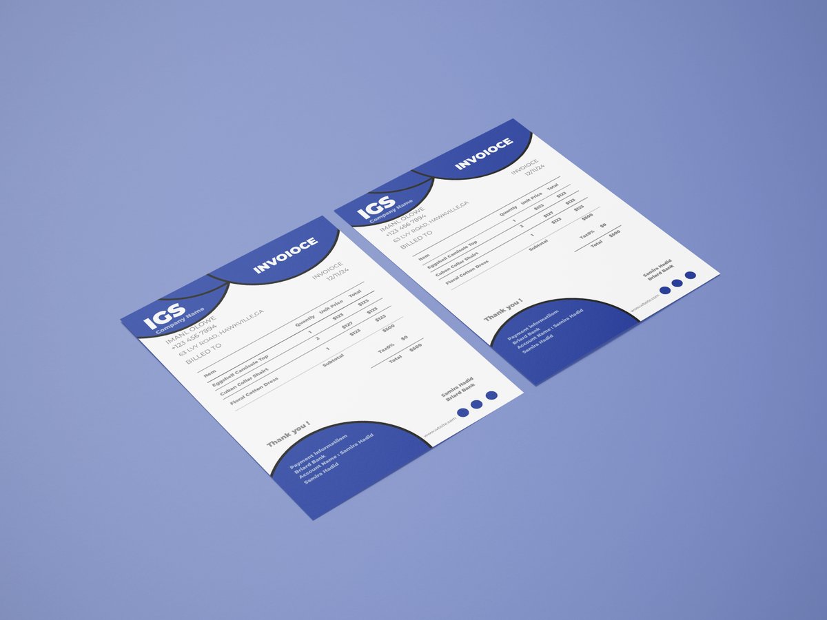 shantakther's tweet image. A clean, modern, and professional invoice design template perfect for freelancers, businesses, and agencies. It features a well-organized layout with editable sections for client details, payment info, and branding.
#MinimalInvoice
#ModernInvoice
#InvoiceFormat