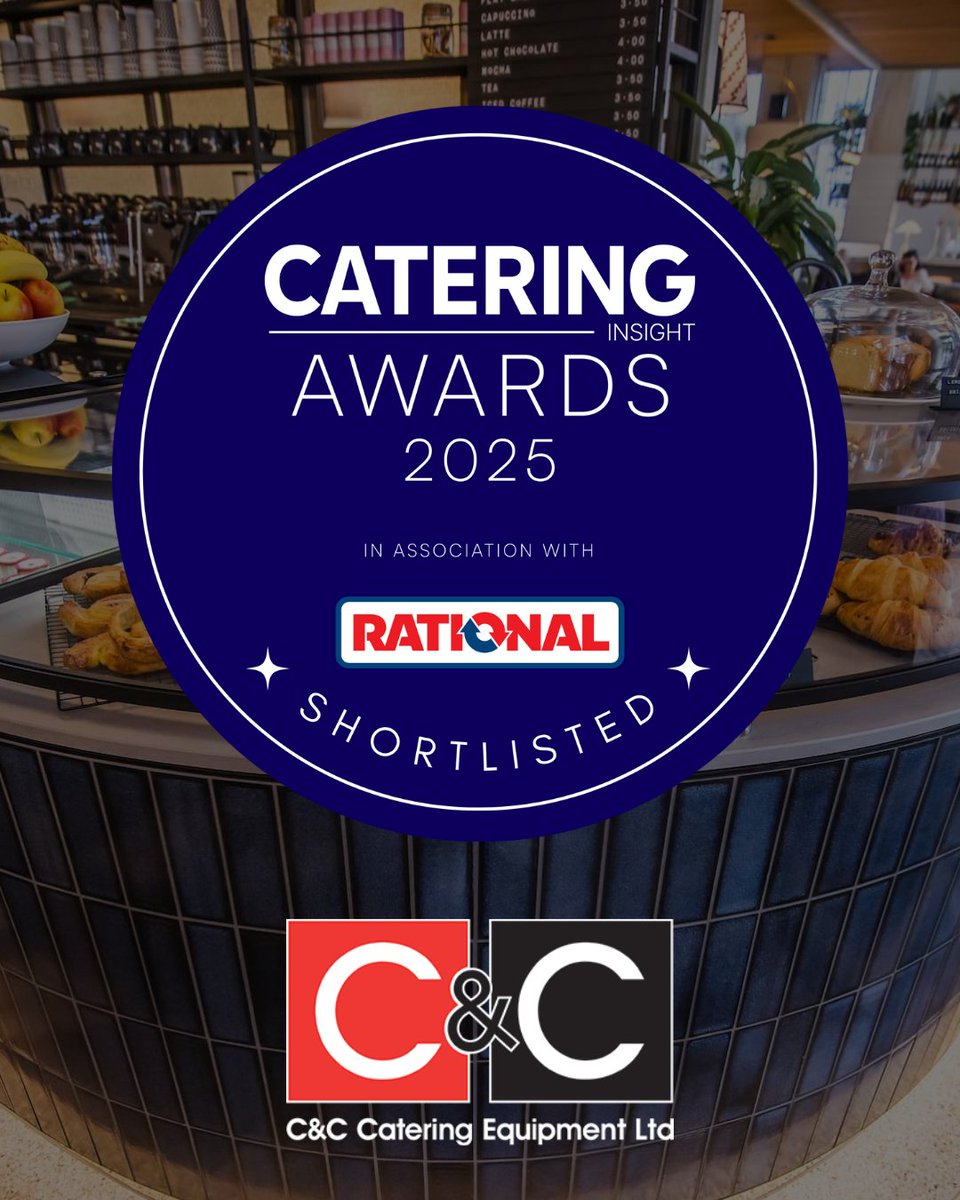 candccatering's tweet image. We&apos;re so pleased to be shortlisted for Nationwide Distributor of the Year at this year’s Catering Insight Awards!

#CateringInsightAwards #Catering #Equipment #Project #Delivery