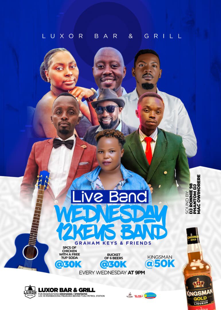 Join us this Wednesday for an unforgettable night with <a href="/12keysband/">12Keys</a> live at <a href="/LuxorBarMbra/">Luxor Bar & Grill</a> ! 💃🏽✨ Come with your crew and soak in the good music, good vibes, and pure celebration of love! ❤️

#grahamkeysmusic #celebratinglove <a href="/12keysband/">12Keys</a>