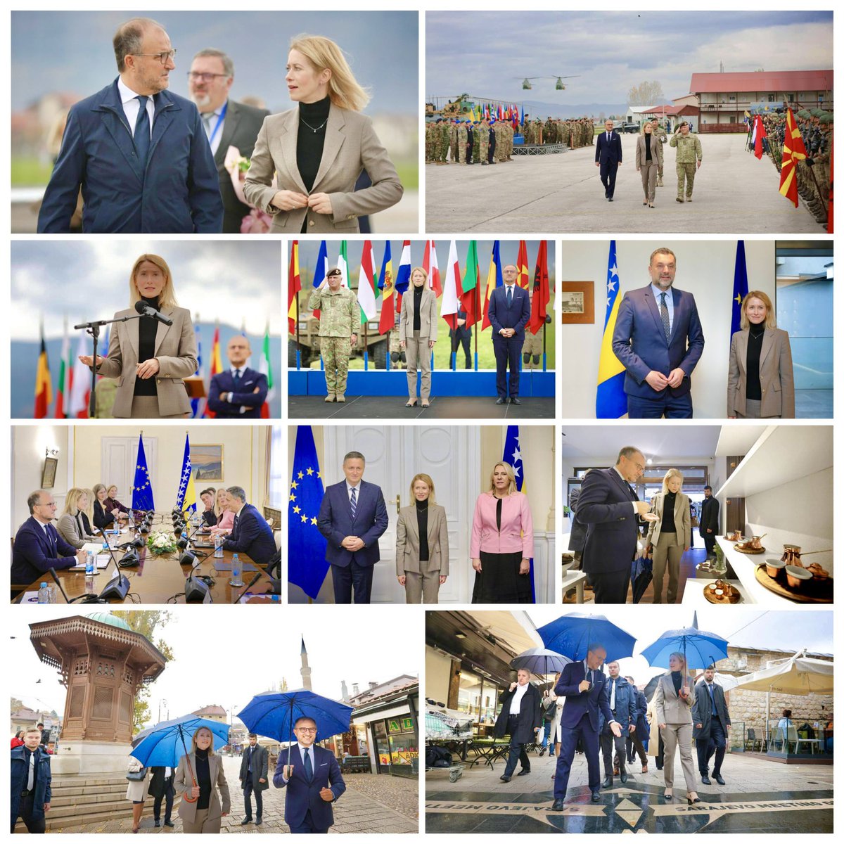 Thank you to 🇪🇺 HR/VP <a href="/kajakallas/">Kaja Kallas</a> for returning to Bosnia and Herzegovina just six months after your last visit. 

Following the renewal of the <a href="/euforbih/">European Union Force in Bosnia and Herzegovina</a> mandate, this visit is a clear signal of the EU’s continued strong support for security and stability in BiH, as well as the