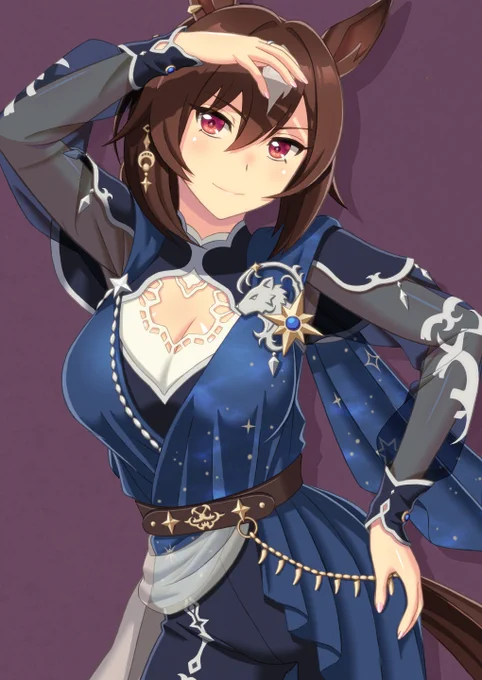 三連休の終わりに俺のシリウスを見てくれ #三連休はフォロワーが増えるらしい #ウマ娘 #シリウスシンボリ