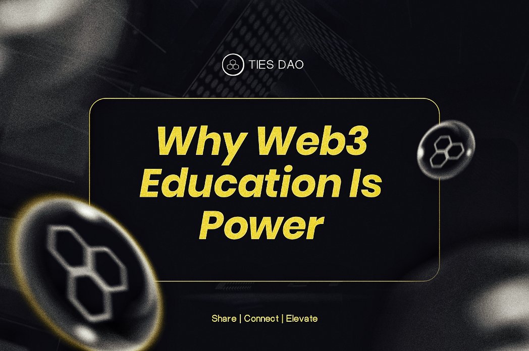 You’ve probably noticed that some people are winning in Web3 while others are just watching, and the truth is that it’s not magic but education.

Web3 education gives you something money can’t easily buy which is 'control'.

It gives you control over your finances, your data,