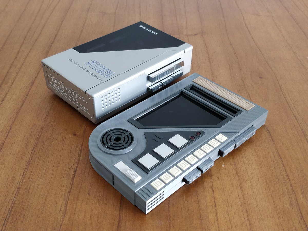 therebelagent's tweet photo. Karis Nemik's Manifesto from Star Wars: Andor (3D Print STL) https://t.co/ZnZASBanxw via @Etsy
Karis Nemik's Manifesto prop in Star Wars: Andor was actually inspired by an old Sanyo cassette player the prop maker owned as a child!
#starwars #andor #datapad #sanyo #3dprinting https://t.co/Bs8pLzGgyB