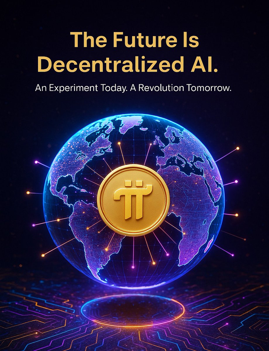 🚀 The Future Is Decentralized AI 🌍🤖

An experiment today 🔬 — a revolution tomorrow ⚡

💠 Empowering innovation, intelligence, and global connectivity through the Pi Network 💰
💫 A new era where AI meets blockchain — decentralized, transparent, and built for the people!
