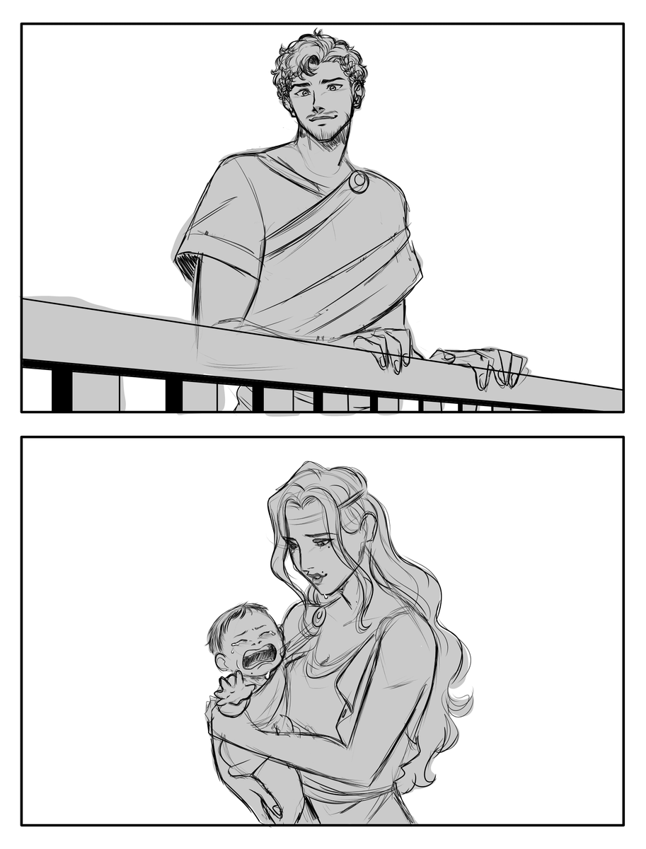 LazuliBarbara's tweet photo. rare het ship art from barb omg(im too lesbian to make it past the sketch tho sorry)
#EpicTheMusical #odypen https://t.co/W13b5NlRDs