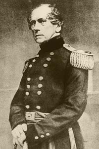 #UnDiaComoHoy de 1846 fuerzas invasoras norteamericanas, al mando del general Wool, ocupan la ciudad y, a pesar de la resistencia de los Monclovenses, encabezados por el Alcalde Francisco Cárdenas, izan la bandera americana en el “Palacio del Gobernador”, en donde instalan su