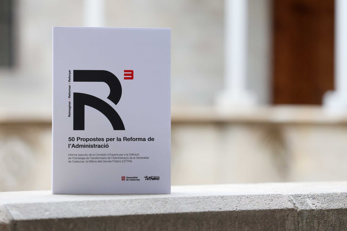 🌎 En un món que afronta reptes com el canvi climàtic, la IA i la diversitat social, necessitem una Administració del segle XXI: àgil, eficient, digital i humana.

🔜 Presentem el full de ruta per transformar els serveis públics. gen.cat/4oJtK2S

#ReformaAdministració
