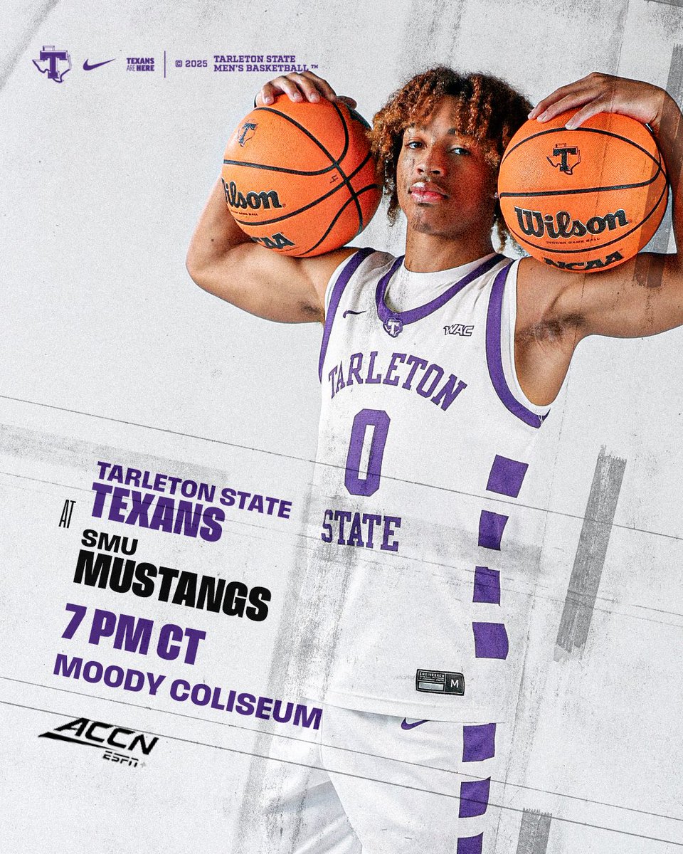 TarletonMBB's tweet photo. The word we’ve all been waiting for, it’s 𝐆𝐚𝐦𝐞𝐝𝐚𝐲! 🏀🤠

📺 Watch on ACCNX - https://t.co/6TObYQDydM
📊 Live Stats - https://t.co/cwmaMstjv6
🎧 Listen - https://t.co/rwsoXdGJmF
🎟️ Tickets - https://t.co/SkljBCbijf https://t.co/LVtr0X0PCK