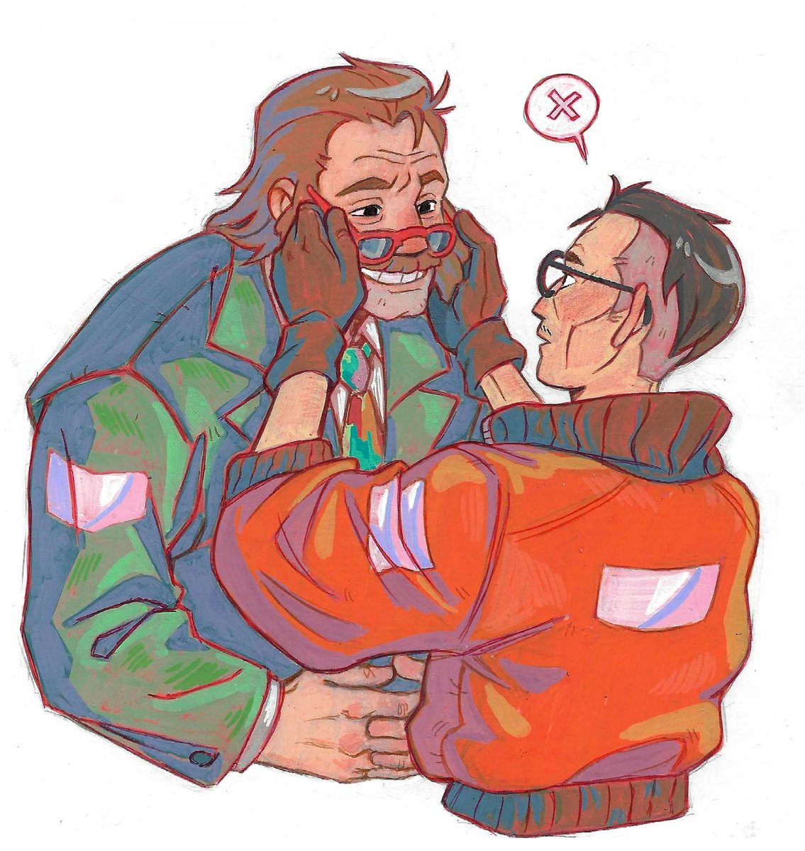 HowAmI27's tweet image. short scenes from the game plus sketch Jean╰(*´︶`*)╯♡
#DiscoElysium