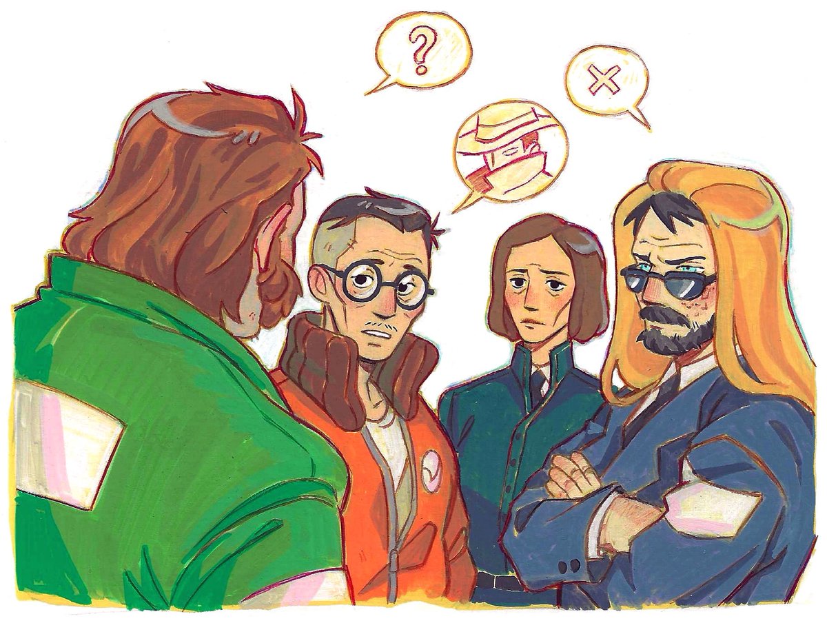 HowAmI27's tweet image. short scenes from the game plus sketch Jean╰(*´︶`*)╯♡
#DiscoElysium