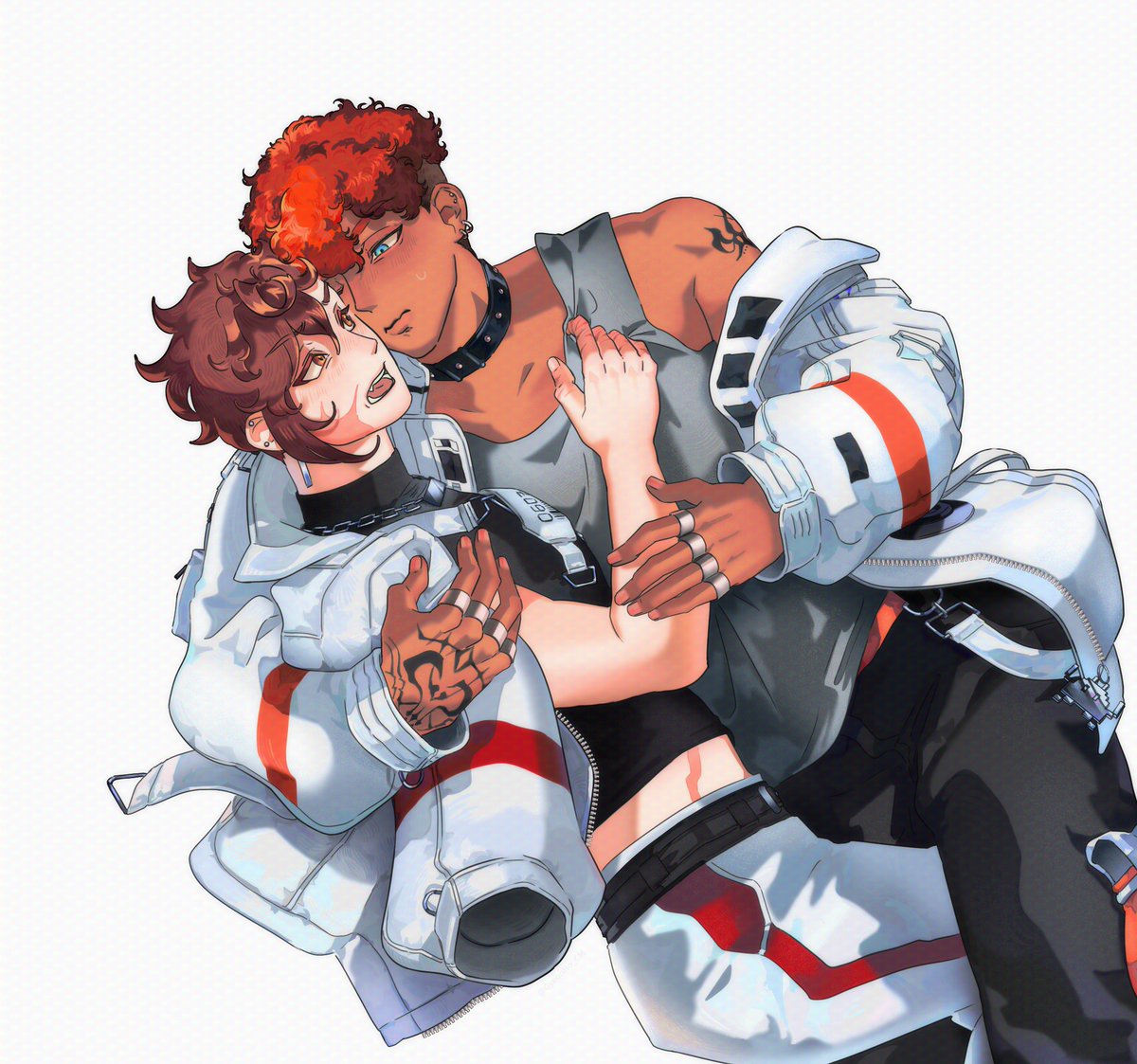 #Commission  
2번째 방문 해주신
신청자 분의 작업물 입니다  

너무 재밌는 작업을 해서 기뻐요 
╰(*°▽°*)╯