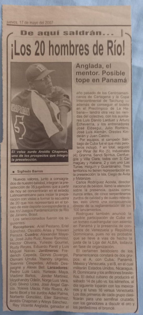 Alexei Ramirez (44 a.) figura en la nómina del equipo Cuba que participará en la próxima Copa América, cuya sede será Panamá. Esto implica que, tras 18 años desde su última participación en la selección nacional, el ex shortstop de los White Sox volverá a portar los colores del