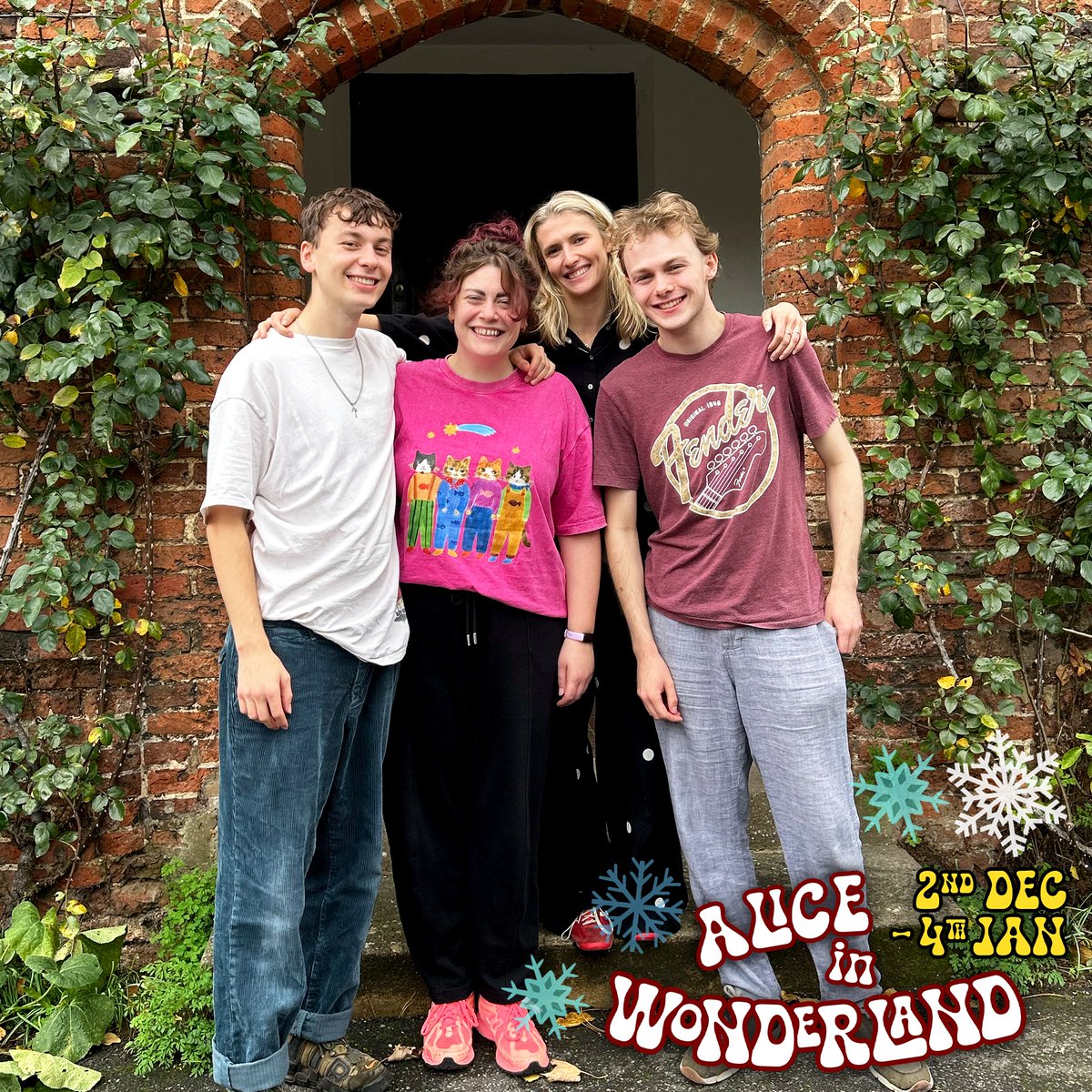 It's the first day of Christmas rehearsals!! 📷📷The incredible cast of Alice in Wonderland are already jumping into the mad world of wonderland...it's going to be spectacular!!
Don't miss out on tickets - get them now!
🎟️ redrosechain.com/alice-in-wonde…