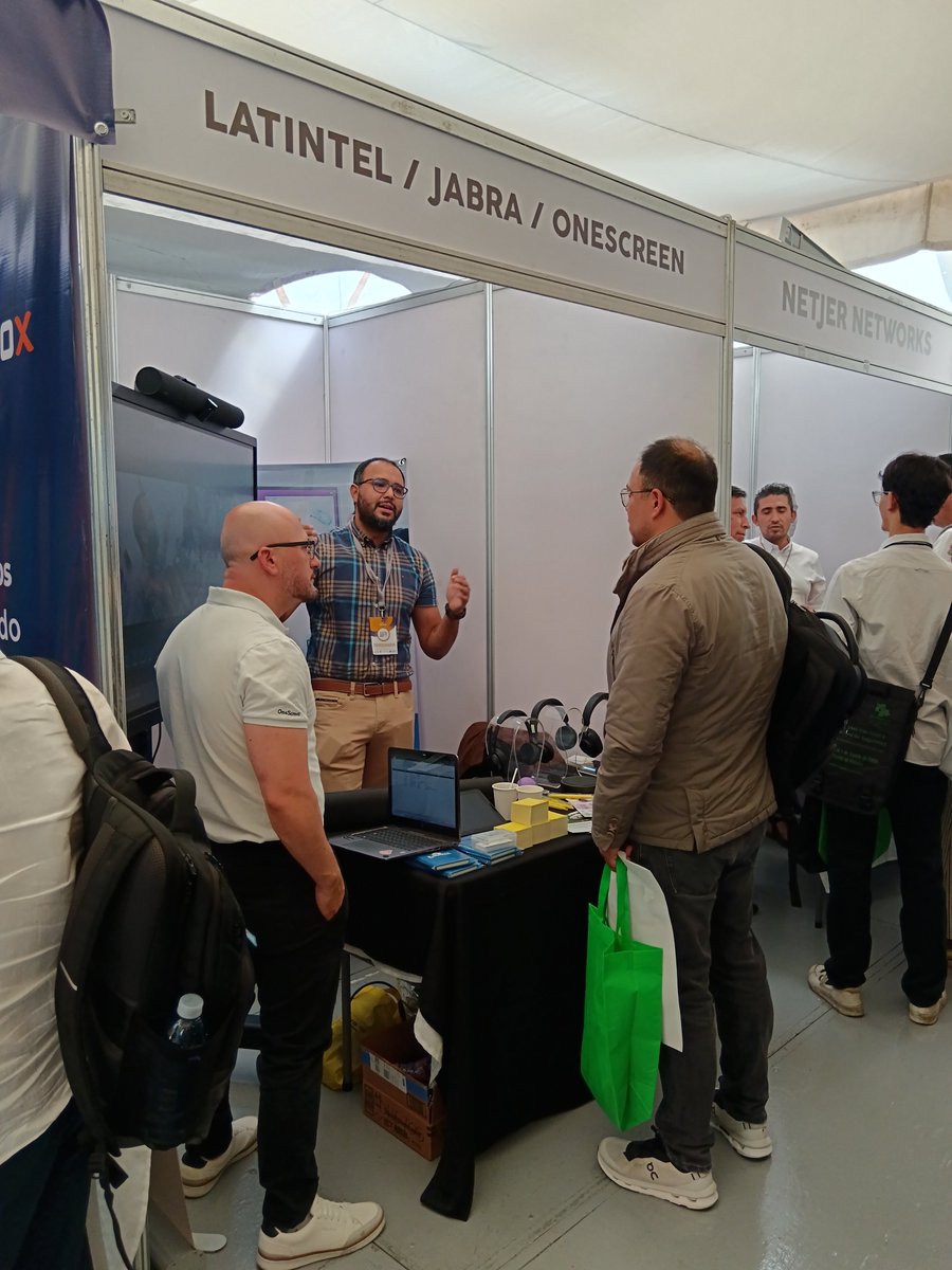 LatintelMX's tweet image. @LatintelMX  en el evento Anuies Tic 2025, con @We_are_Jabra y @OneScreen_LATAM. Reforzando nuestro compromiso de difundir siempre las mejores soluciones en México!

#Jabra #OneScreen #videoconferencia #eventos #Videollamada #PantallaInteractiva #PizarraInteractiva