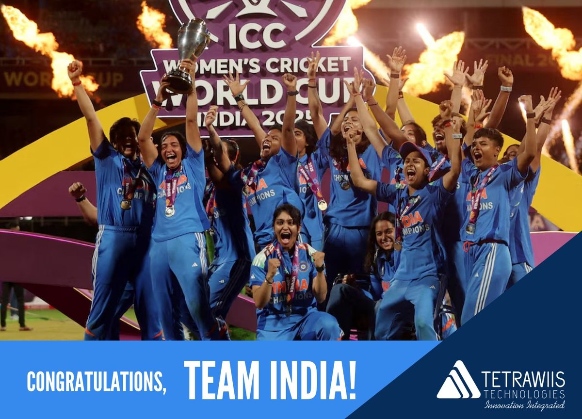 tetrawiis's tweet image. Today, you didn’t just lift the cup —
𝗬𝗼𝘂 𝗹𝗶𝗳𝘁𝗲𝗱 𝗲𝘃𝗲𝗿𝘆 𝗱𝗿𝗲𝗮𝗺, 𝗲𝘃𝗲𝗿𝘆 𝗴𝗶𝗿𝗹, &amp;amp; 𝗲𝘃𝗲𝗿𝘆 𝗜𝗻𝗱𝗶𝗮𝗻 𝘄𝗵𝗼 𝗯𝗲𝗹𝗶𝗲𝘃𝗲𝘀 𝗶𝗻 𝗴𝗿𝗶𝘁 &amp;amp; 𝗴𝗿𝗲𝗮𝘁𝗻𝗲𝘀𝘀.

To every young dreamer:
𝗧𝗵𝗶𝘀 𝘄𝗶𝗻 𝘀𝗮𝘆𝘀 — 𝗚𝗼 𝗰𝗵𝗮𝘀𝗲 𝗶𝘁. 𝗬𝗼𝘂 𝗰𝗮𝗻.