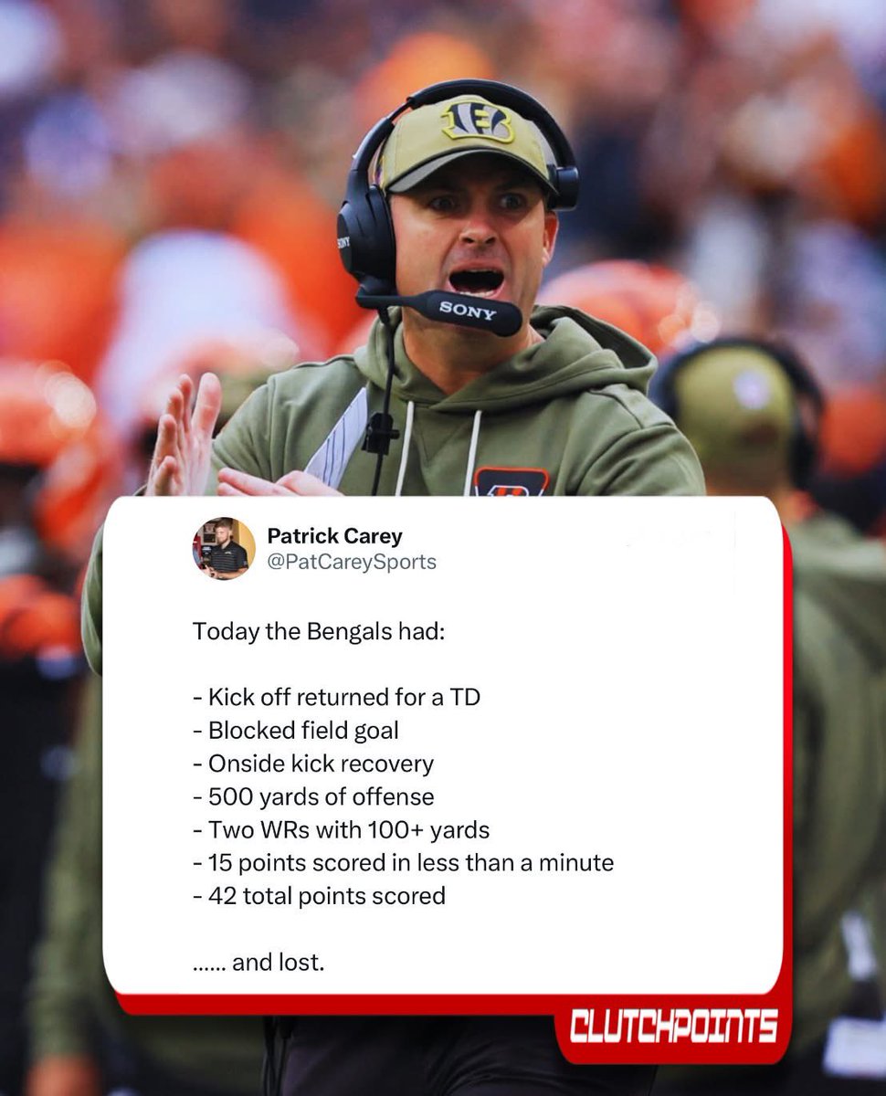 Ever wonder what it’s like being a Bengals fan?

This pretty much sums it up.