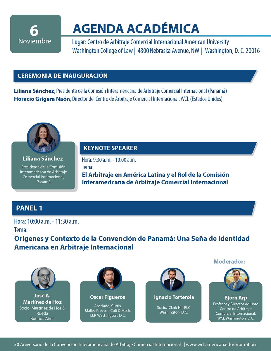 DDIOEA's tweet photo. 📢 50° Convención Interamericana de Arbitraje Comercial Internacional
📅 6 de noviembre de 2025
🕤 9:30 a.m.–5:30 p.m.
📍 Centro de Arbitraje Comercial Internacional American University, Washington, D. C.
🎟️ Evento gratuito pero se requiere registro!

🔗 [https://t.co/WHwG1oDNuP] https://t.co/jp3vdHOr7a