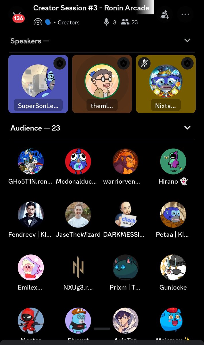 Had alot of questions answered regarding ronin arcade today in ronin creators session
<a href="/Ronin_Network/">Ronin</a>