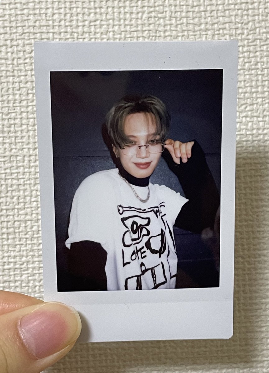 ソロも珍しく撮ってもらいました🫶👓