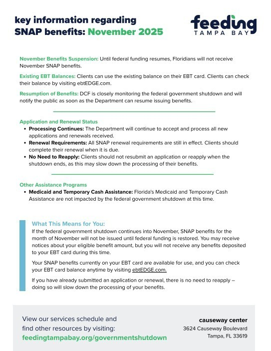 See Flyers for important information!