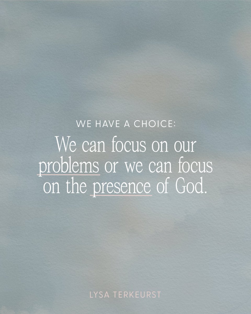 His presence is bigger than any problem we will ever face. We can believe it. We can rest in it.