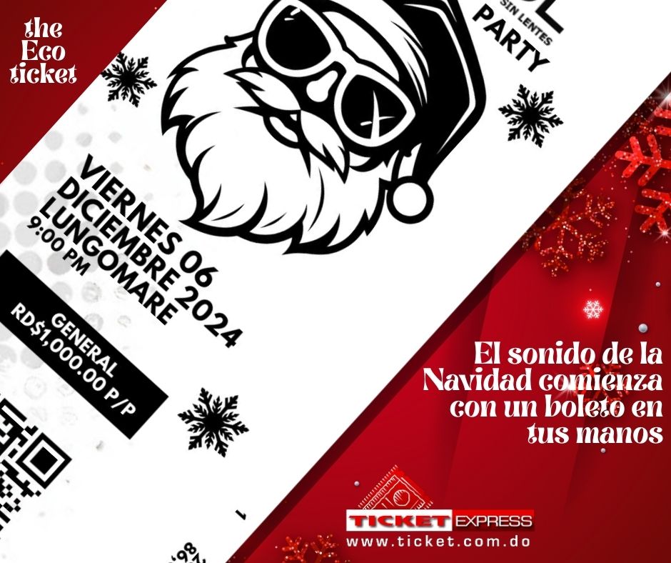ticketexpressrd's tweet image. ¡✨✨Temporada navideña💃🕺🎄 🥂2025! Busca imprimir boletos para tus eventos🎺🥁🎹  y fiestas en Navidad🎶🎇 ! En #ticketexpressrd contamos con 3 tipos!  Variedad de colores🎨 diseños personalizados🎅. + Info 👉ticketexpress.com.do/ShowContent.as…