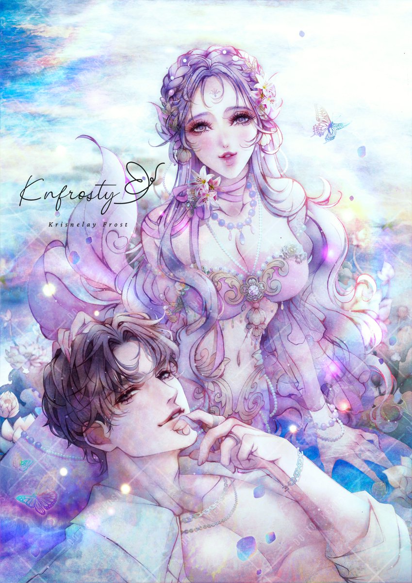 ปกนิยายหวานๆของคุณ Marry We Marry ค่ะ ดาราหนุ่มกับเงือกสาวคนสวย 😘