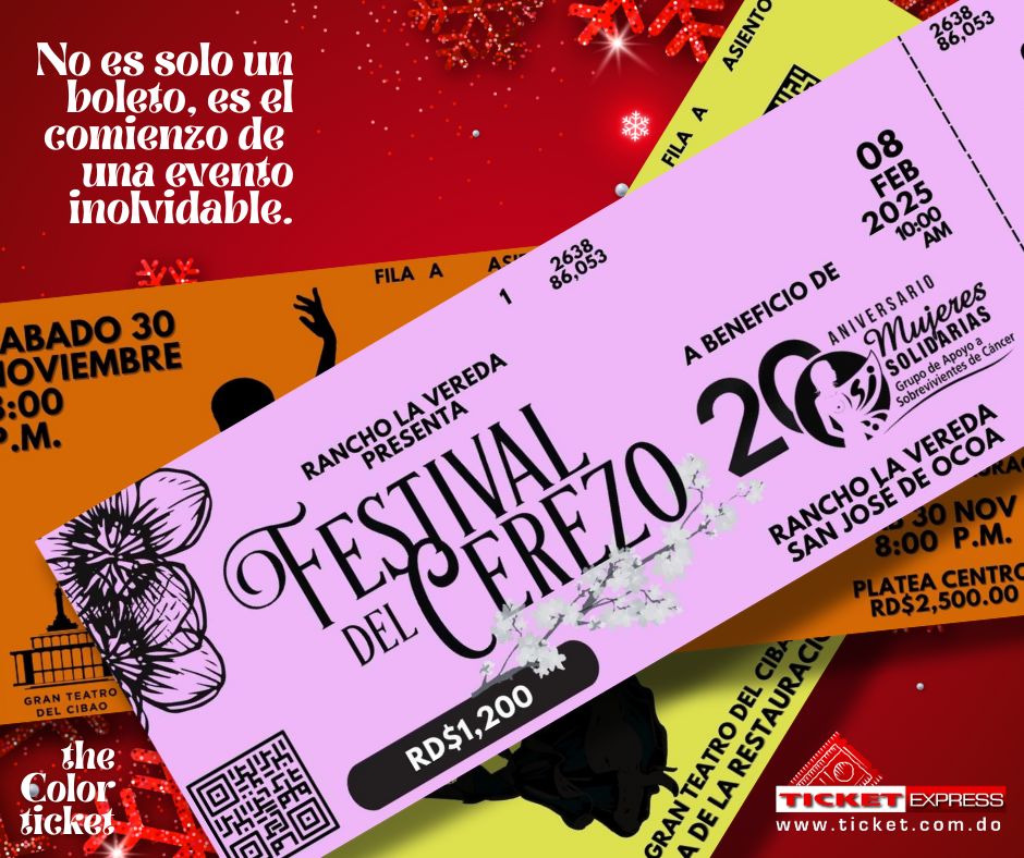 ticketexpressrd's tweet image. ¡✨✨Temporada navideña💃🕺🎄 🥂2025! Busca imprimir boletos para tus eventos🎺🥁🎹  y fiestas en Navidad🎶🎇 ! En #ticketexpressrd contamos con 3 tipos!  Variedad de colores🎨 diseños personalizados🎅. + Info 👉ticketexpress.com.do/ShowContent.as…