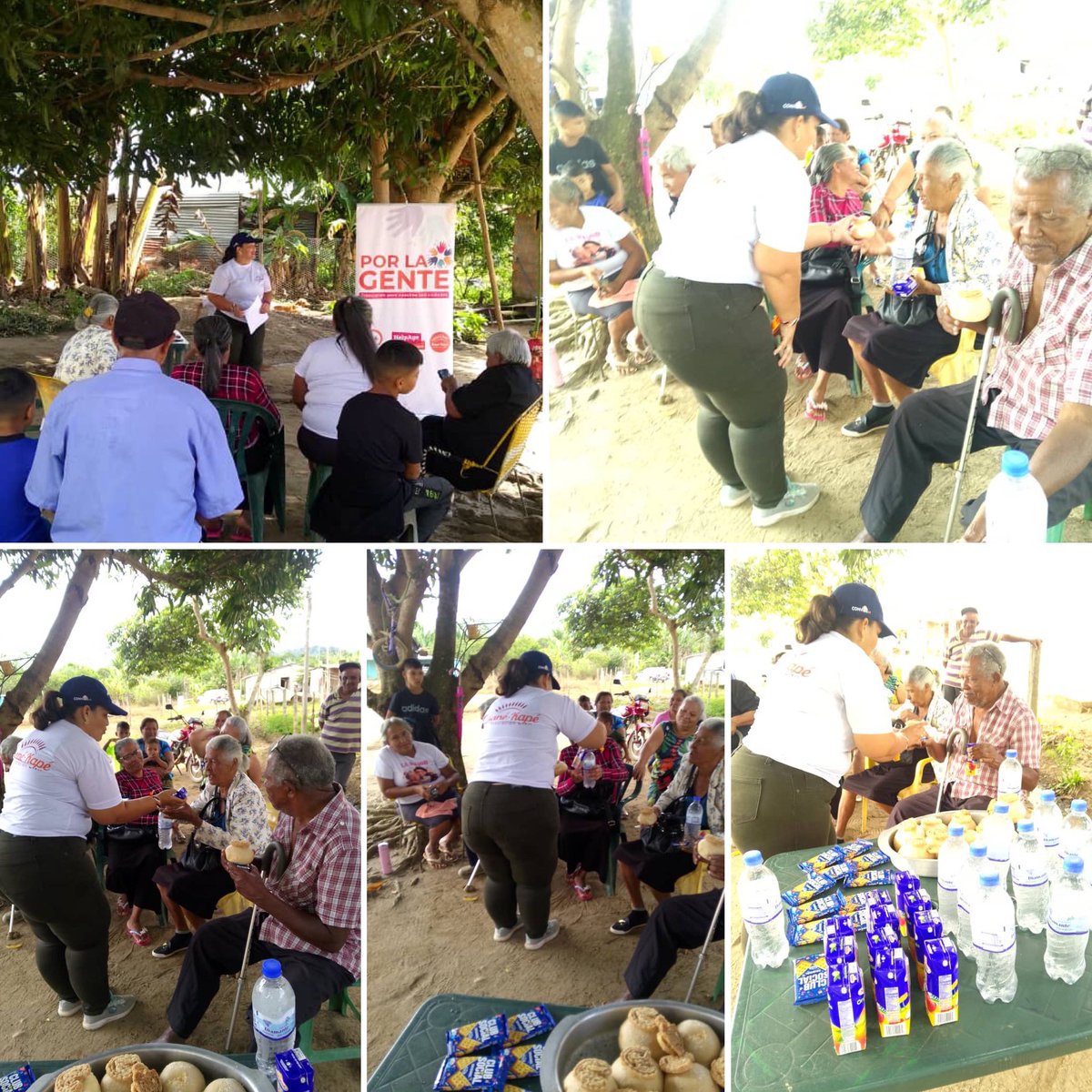 Una muestra fotográfica de lo que fue el pasado sábado, un ameno compartir con beneficiarios del Proyecto “Por La Gente”
en Santa Elena de Uairén. Nuestro objetivo fue abrir un espacio para conocer opinión, valoración y recomendaciones de los participantes sobre la asistencia que