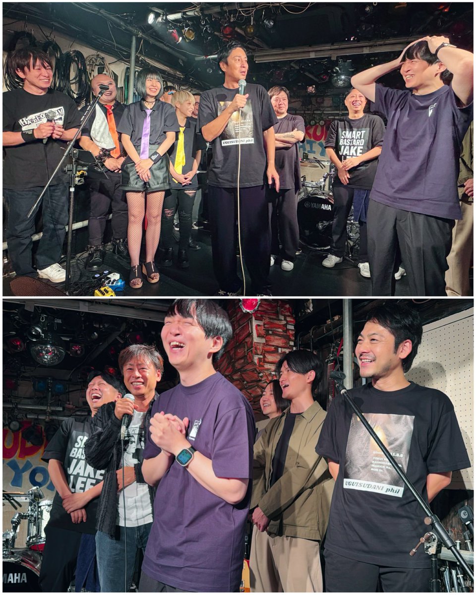 yyt_s03's tweet image. アメトーーク！
『バンドやってる芸人』のご縁から
今夜は夢のようなライブがありました🌈
3バンドともかっこよすぎて、痺れました🤟🏼
アメトーークフェス、実現してほしいーー‼️
出演者の皆さま、最高の夜をありがとうございました🤘🏼
#ザ・アーリーヌードルズ
#鶯谷フィルハーモニー
#ONAiR