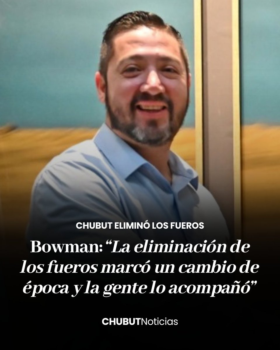 Sergio Bowman: «La eliminación de los fueros marcó un cambio de época y la gente lo acompañó»

📌 El intendente de Las Plumas valoró el acompañamiento de la comunidad al plebiscito impulsado por el gobernador Ignacio Torres, y destacó el trabajo conjunto con el Gobierno