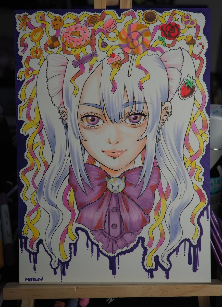 西村マヲ🍩おそと4/26ミニなごいら(名古屋イラストマーケット) tweet media