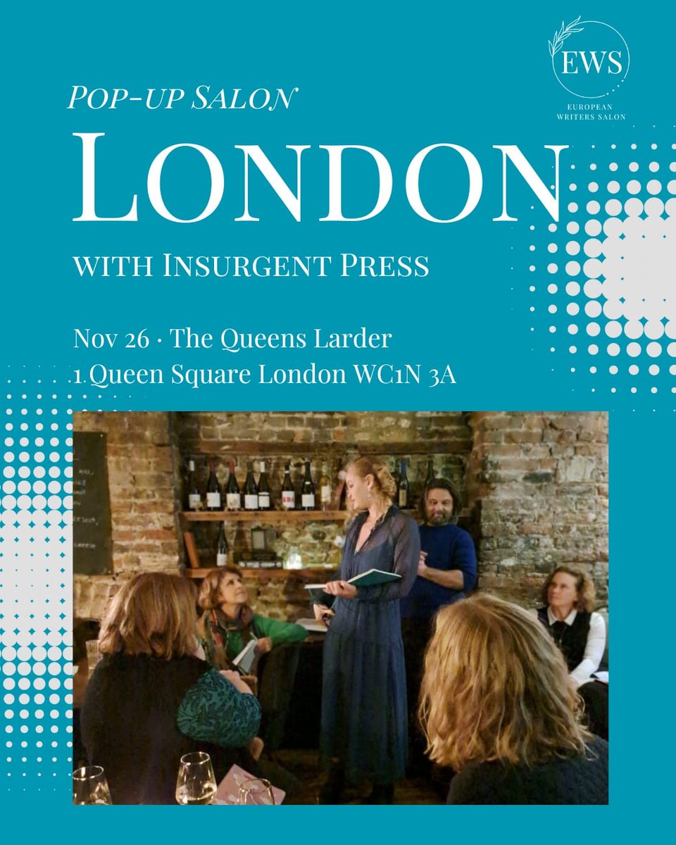 London people! Only a few places remaining for our London Salon on 26 November. 
Book soon or miss out on amazing readings and new friends  all in a festive central London location.