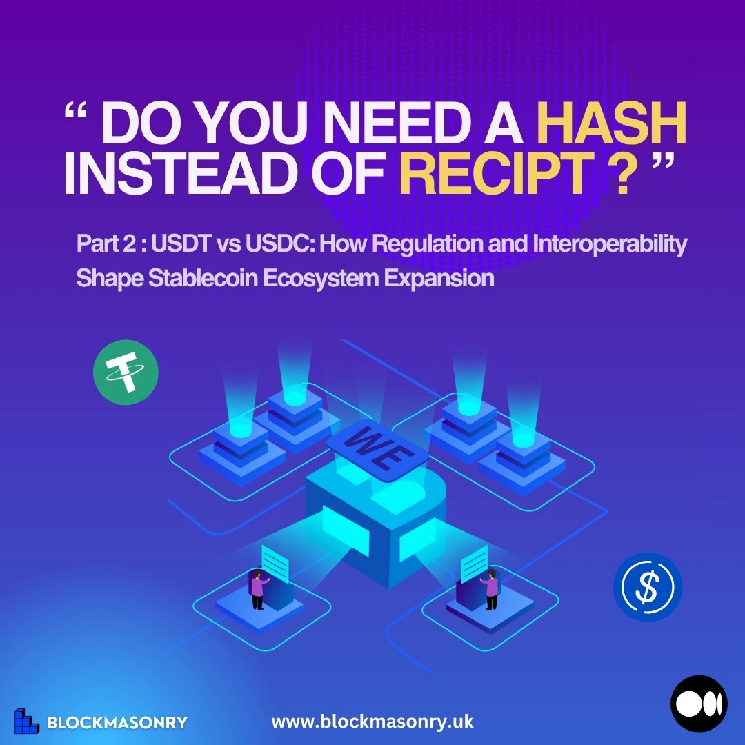 BlockmasonryAC's tweet photo. https://t.co/CsSTjOFEDh

Part 2 is live! Stablecoins to the moon 🌕💸 https://t.co/sNgN6gUGvd