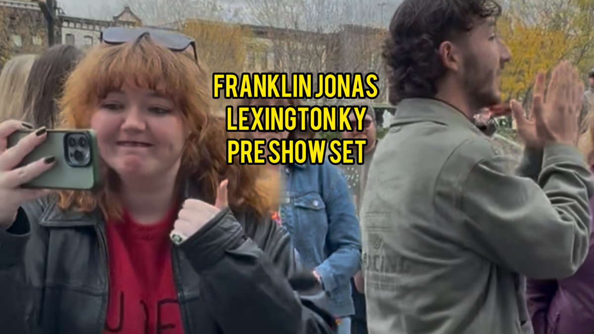 ToBeSoRizzo's tweet photo. for anyone that didn’t catch the lexington ky outdoor pre show by @FrankieJonas @jonasbrothers 
https://t.co/aQ6V3wQv8j https://t.co/qD2NJMjayc
