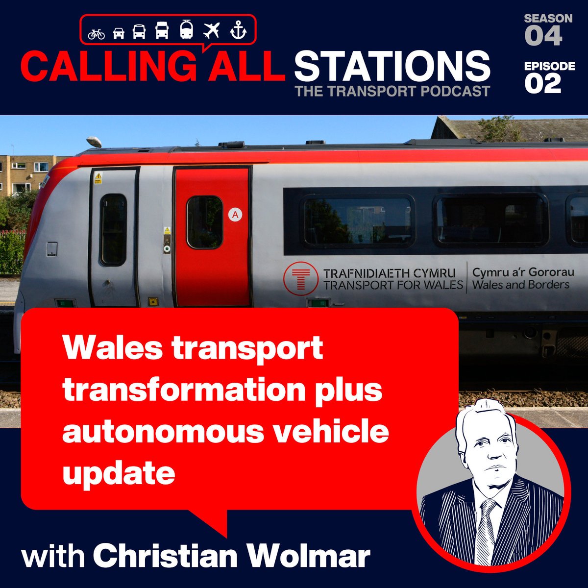 AllStationsPod's tweet photo. S4E2 will be releasing soon, where @christianwolmar and @MarkWalker59 discuss the transformation of Welsh rail and Christian’s interview with TfW Chief Executive James Price, followed by a visit to the Smart Mobility Living Lab.

Catch it here: https://t.co/OoHtP0AzH1 https://t.co/BKvZ13ZHSe
