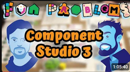 thegamecrafter's tweet image. JT sits down with the guys from FunProblems to talk about the newest version of Component Studio.  youtube.com/watch?v=uqZnFT…