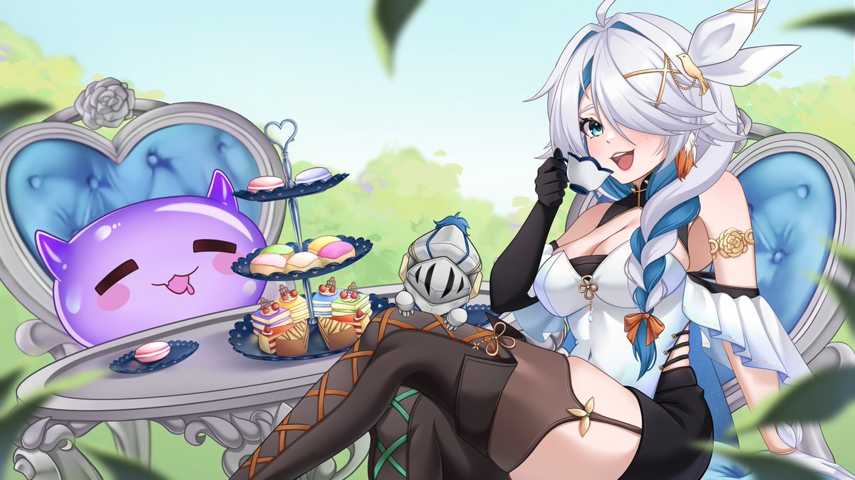 Commission for
<a href="/SasugaReina/">Sasuga Reina ⚔️🍰</a> 

I drew a whilee ago but never postedd 
 #art #Vtuber #plvtuber #commissionopen