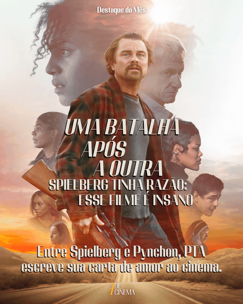 7de_Cinema's tweet photo. A oitava edição da 7de Cinema tem #UmaBatalhaApósAOutra como seu destaque do mês!

Acesse a revista pelo link da bio e confira outras matérias sobre o que rolou no cinema no mês de outubro! https://t.co/MUtPg9iPox
