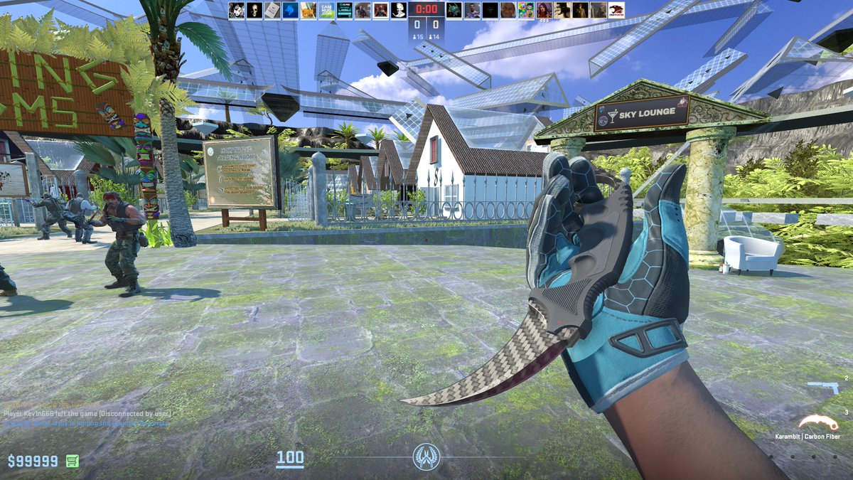 SkuttleCS's tweet image. Karambit Carbon Fiber looks fucking sick