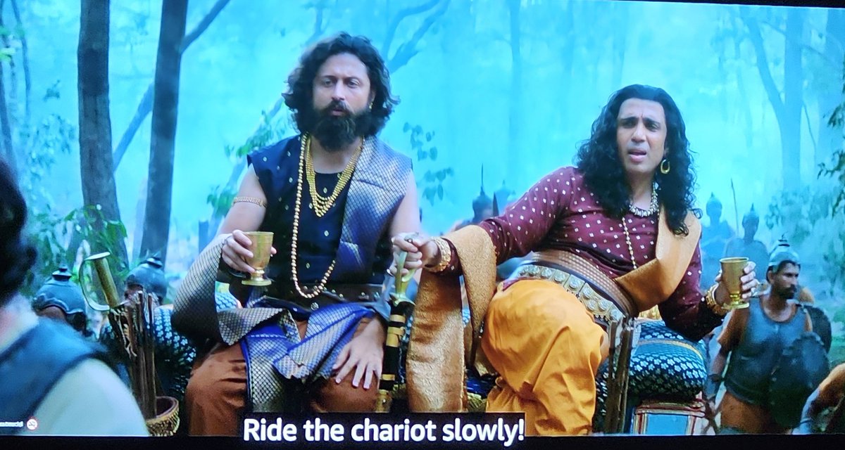 nirupamakotru's tweet image. I know I am late to the party but I finally watched #KantaraChapter1(sadly, on OTT,which is a travesty coz the film is lavishly mounted and has superb production values which only a big screen can do justice to. Mea culpa).
While I liked the spiritual depth and representation of…