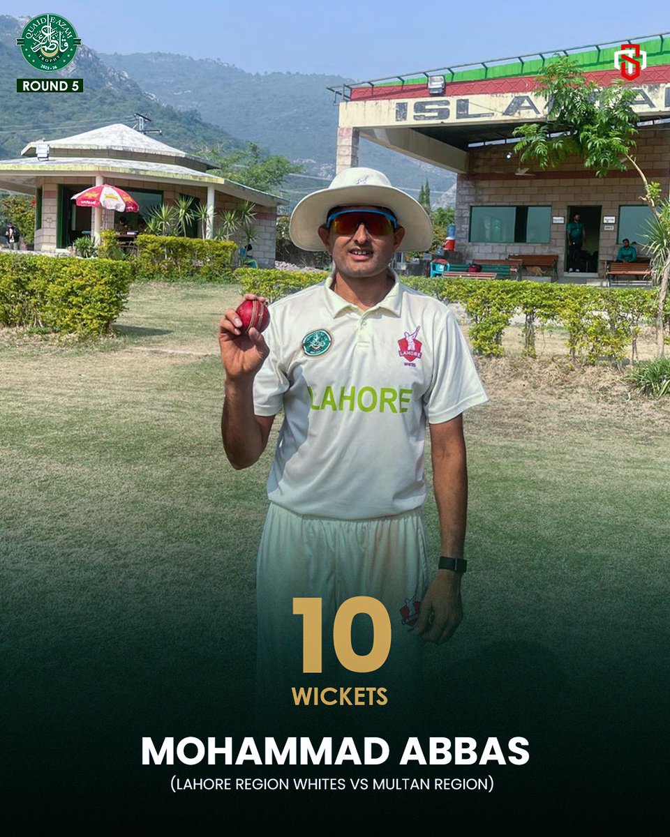 thesportsmanch's tweet image. #ICYMI 

Top Performers from Quaid-e-Azam Trophy Round 5

Lahore Region Whites pacer. Mohammad Abbas picked up 🔟 wickets in the match, powering his side to six wicket win.

#MohammadAbbas #QuaideAzamTrophy #SportsManch #GofortheGame