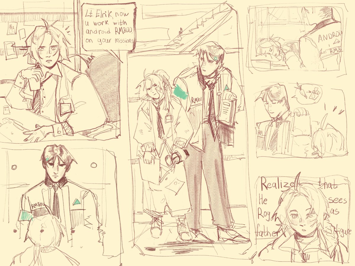 _Naasog_'s tweet photo. I don't know how, but my friend and I talked for 8 hours on Discord, and she created a Detroit AU with Parental RoyEd

THANKS TO HER SO MUCH https://t.co/Z3SElP95ub