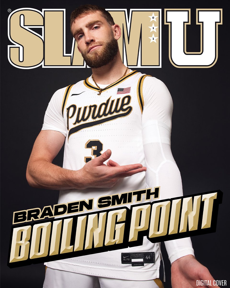 SLAMonline's tweet image. Destination: National Championship. Braden Smith has the Boilermakers running right on track. SLAMU 11, our latest digital cover with the Conductor, is here: slam.ly/purdue