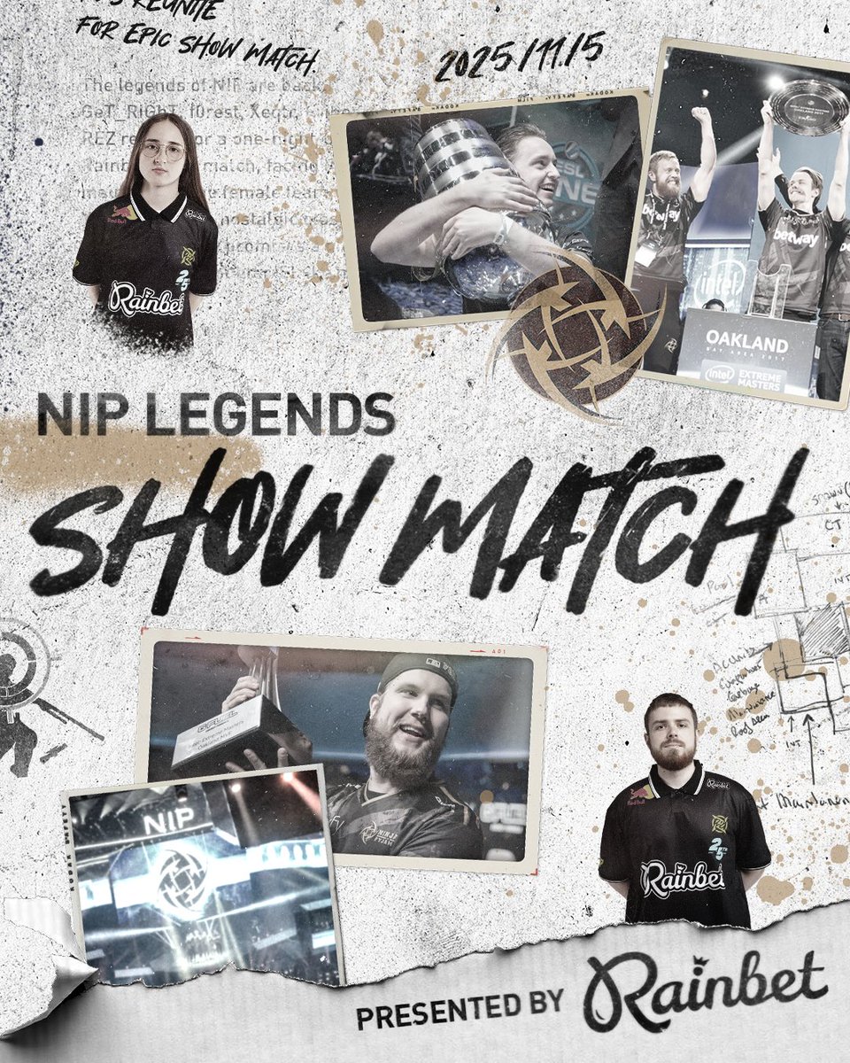 NIPCS's tweet image. Wanna co-stream the NIP Legends Show Match live with your community? 👀

Our watch party applications are open. Don’t miss the chance to be part of it!

🔗 Apply here - goninj.as/LSMCostream