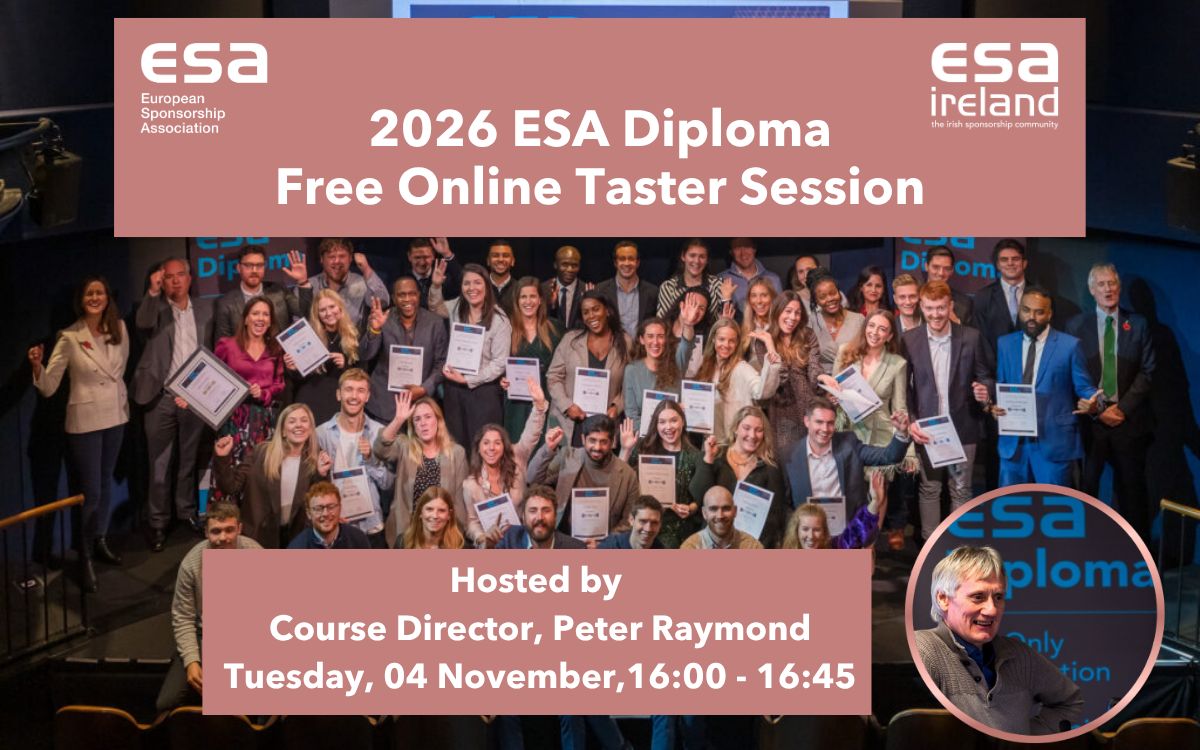 Last chance to register for tomorrow’s ESA Diploma Taster Event, your opportunity to explore one of the industry’s leading qualifications in sponsorship and marketing.

Register now 👉 sponsorship.org/online-taster-…

<a href="/EuropSponsAssoc/">European Sponsorship Association (ESA)</a>

#Sponsorship #ESADiploma #TheBrandFans