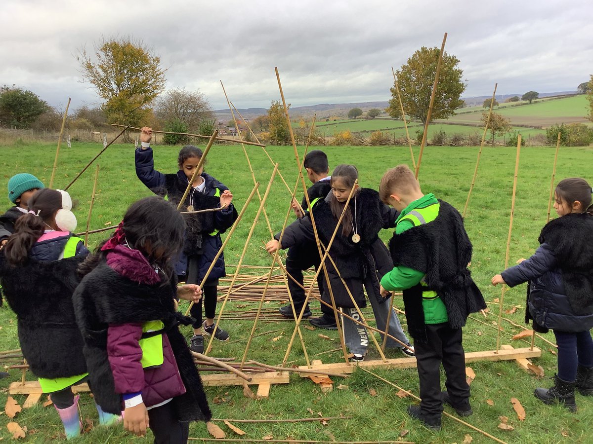 In the Stone Age people learnt willow weaving so they could keep animals in a pen. <a href="/HazelSchool/">Hazel Community Primary School</a>