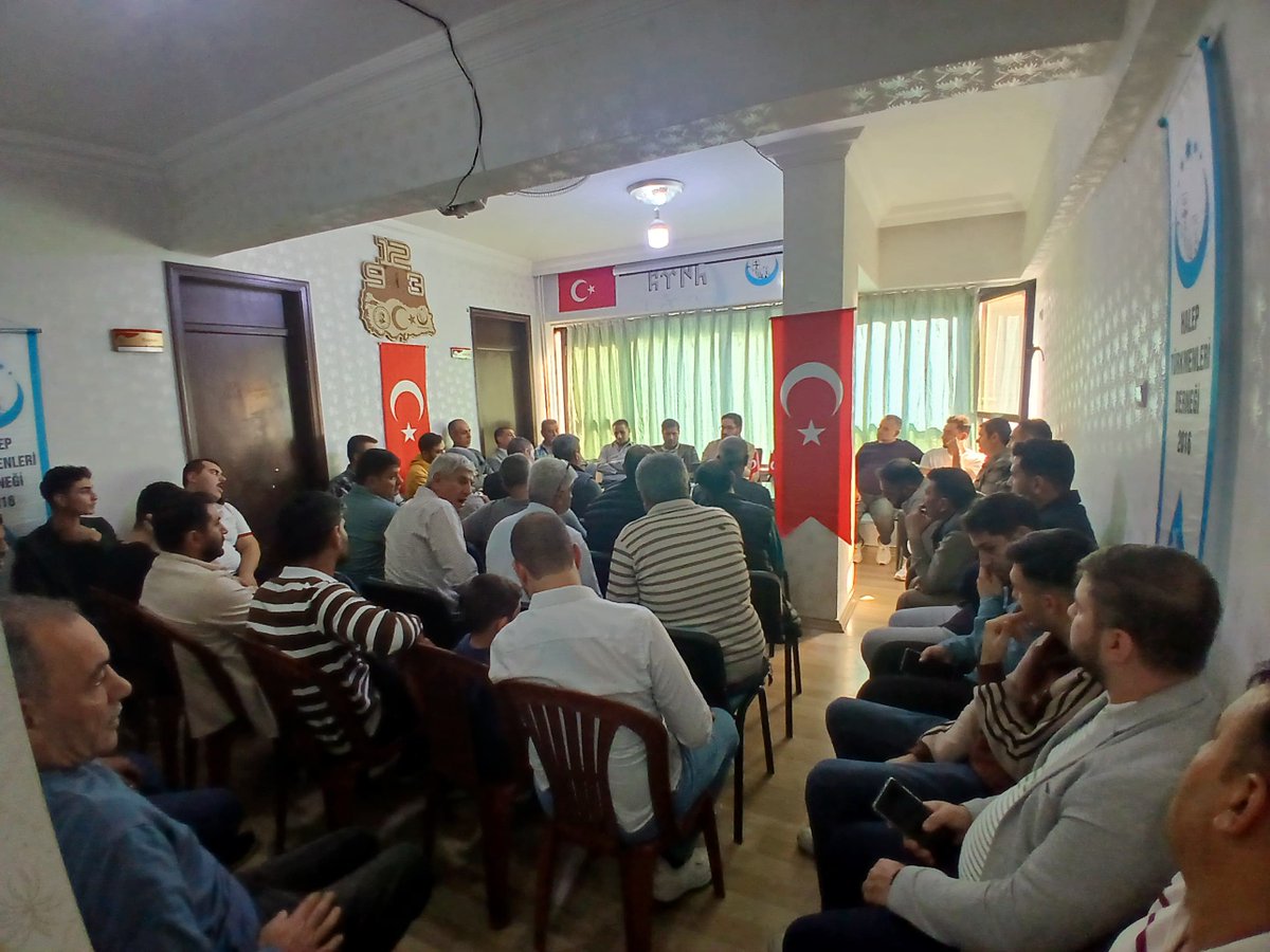 “Vatanını en çok seven, görevini en iyi yapandır.”

Halep Türkmenleri Derneği olarak, Dernek Başkanımız Ahmet Zeynel Mahli başkanlığında üyelerimizle bir araya gelerek toplantımızı gerçekleştirdik.

Toplantımıza onur konuğu olarak Türkmen Milli Hareket Partisi Genel Başkanı Sayın