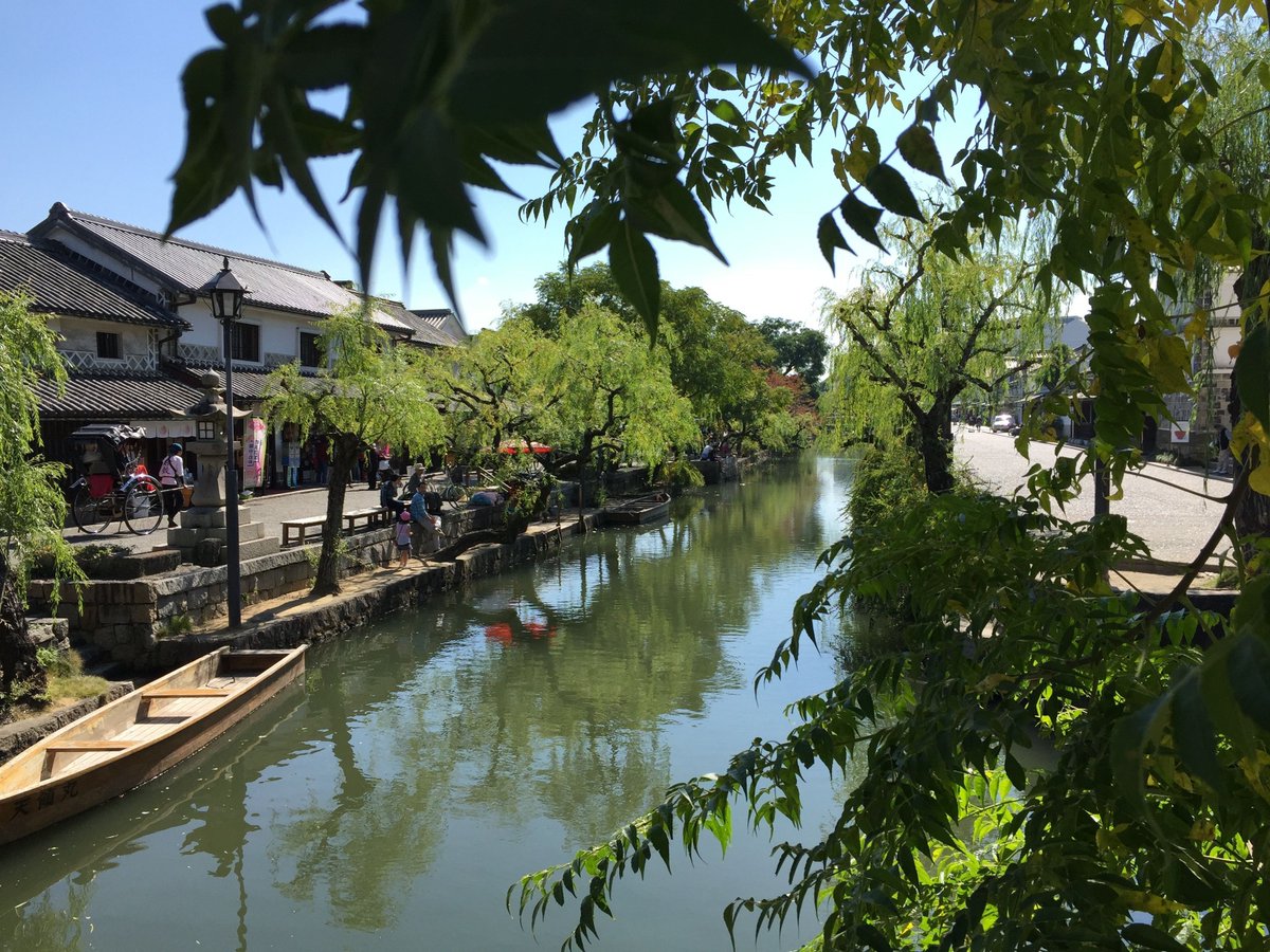 On long production trips, sometimes the best moments aren’t planned. While traveling in #Okayama, #Japan, we passed through the beautiful city of #Kurashiki. Its willow-lined canal and old-town charm were unforgettable, even if our visit was too short for a full segment.